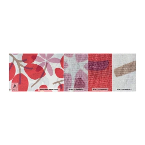 Muestra de fotomural Premium Sand - Composición floral en rosa - bohemia, flores, Minimalismo - 100x30 cm