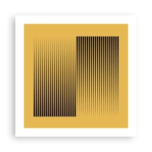 Póster - Cuadrado de opuestos - 50x50 cm