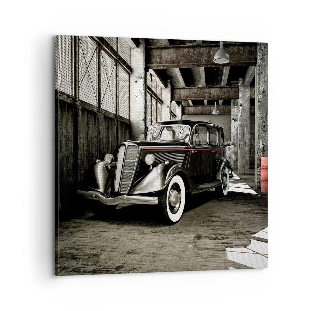 Cuadro sobre lienzo - Impresión de Imagen - La elegancia perdurable de los años 30. - 60x60 cm