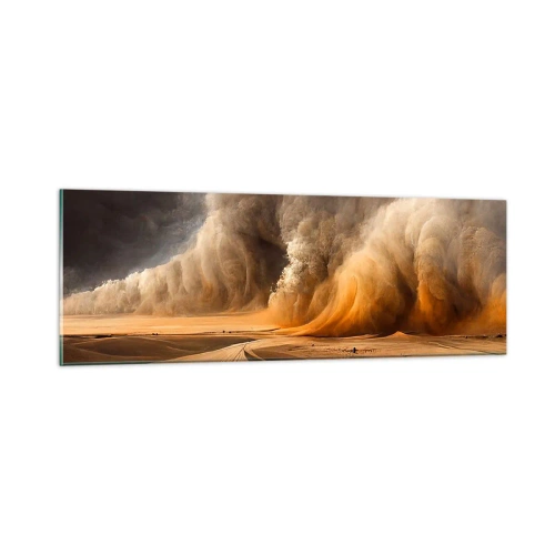 Cuadro sobre vidrio - Impresiones sobre Vidrio - Ira del desierto - 90x30 cm