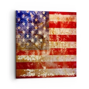 Cuadro sobre lienzo - Impresión de Imagen - La gloria no pasa - 70x70 cm