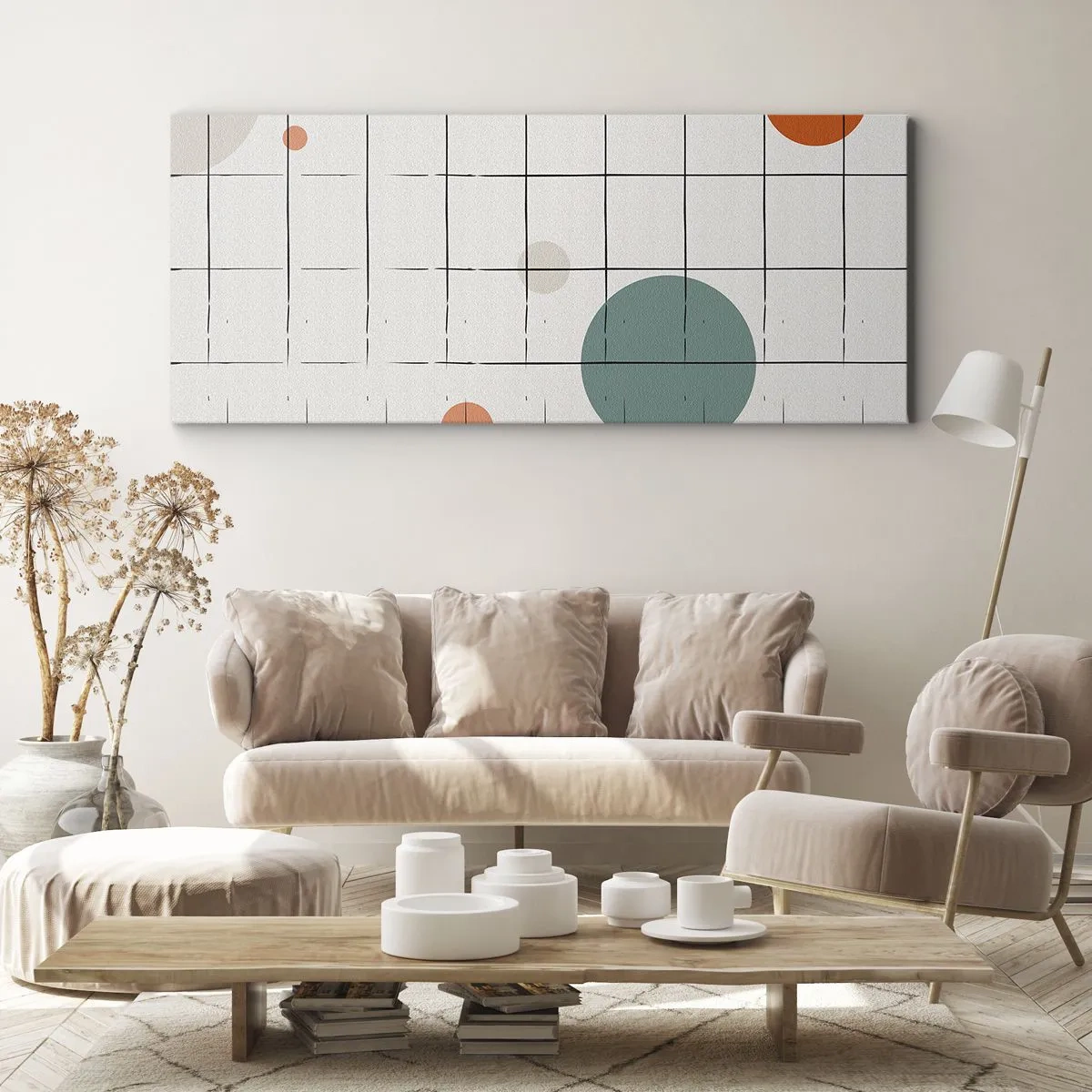 Cuadro sobre lienzo - Impresión de Imagen - Atrapados. ¿Nosotros o ellos? - 100x40 cm