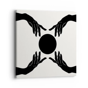 Cuadro sobre lienzo - Impresión de Imagen - Una señal secreta - 40x40 cm