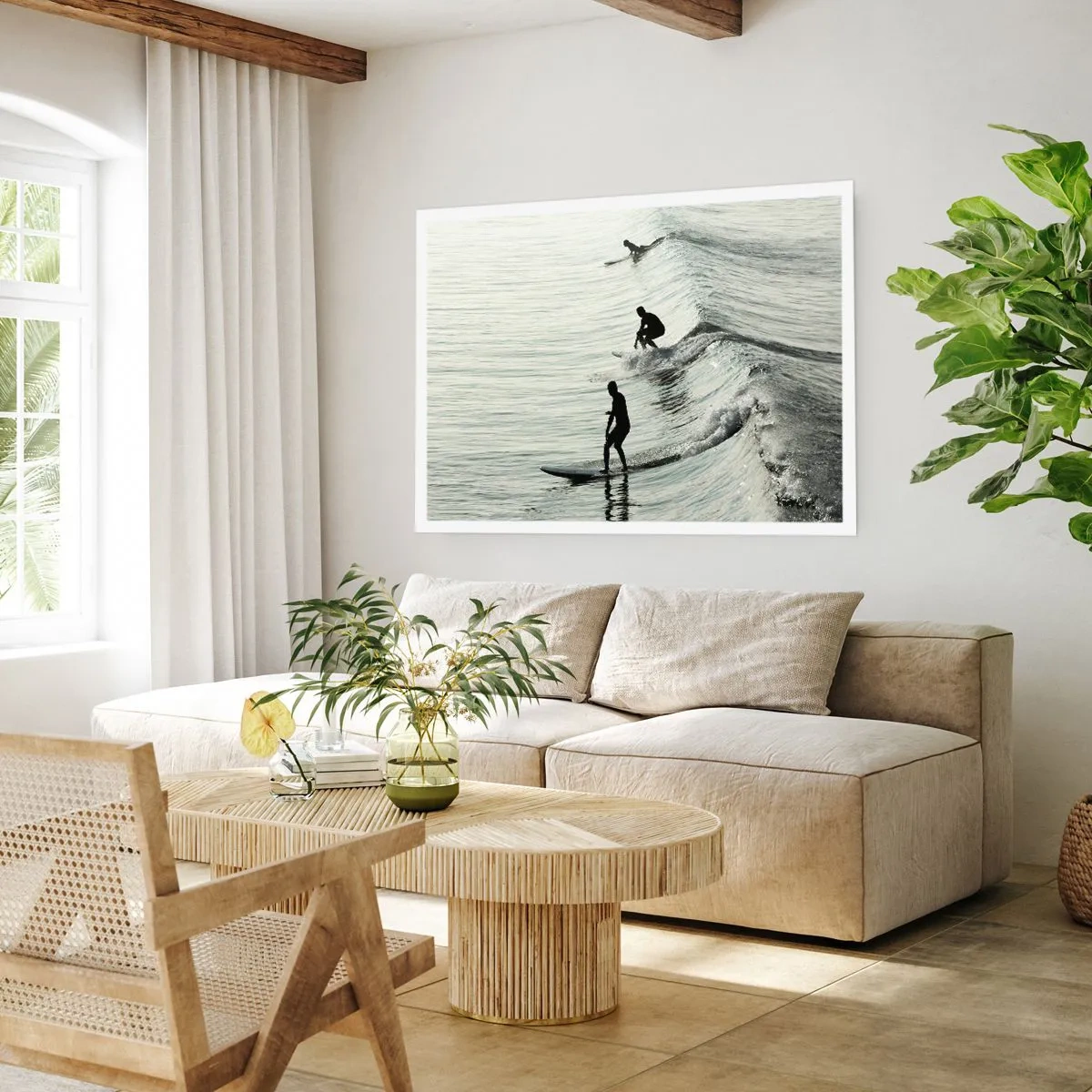 Póster - Al encuentro de la ola - 91x61 cm