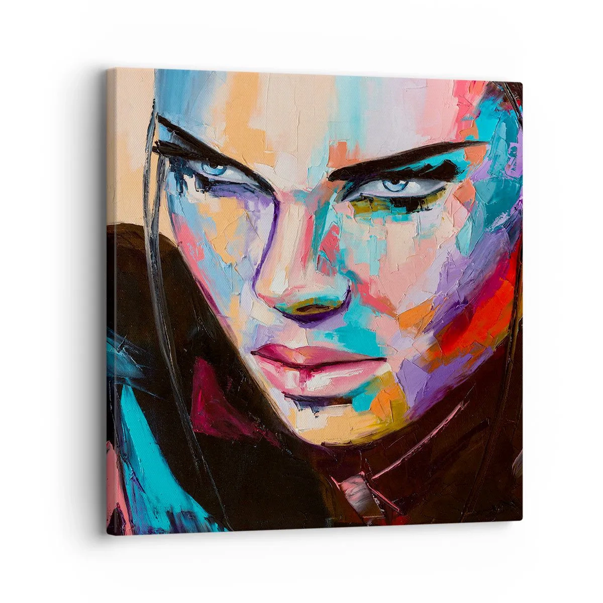 Cuadro sobre lienzo - Impresión de Imagen - Salvaje de corazón - 30x30 cm