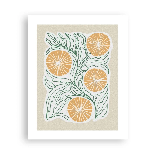 Póster - Étnico con un toque de abstracción - 40x50 cm