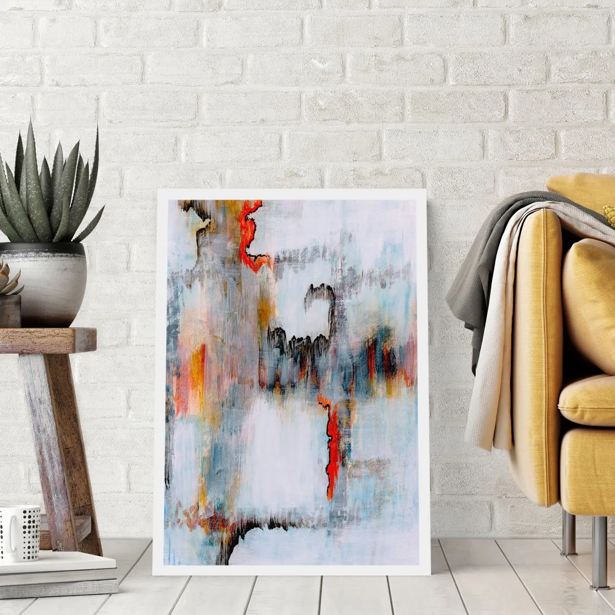 Póster - Abstracto sobre el agua - 30x40 cm