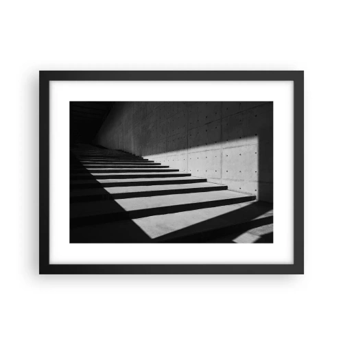 Póster en marco negro - La cruda belleza del modernismo - 40x30 cm