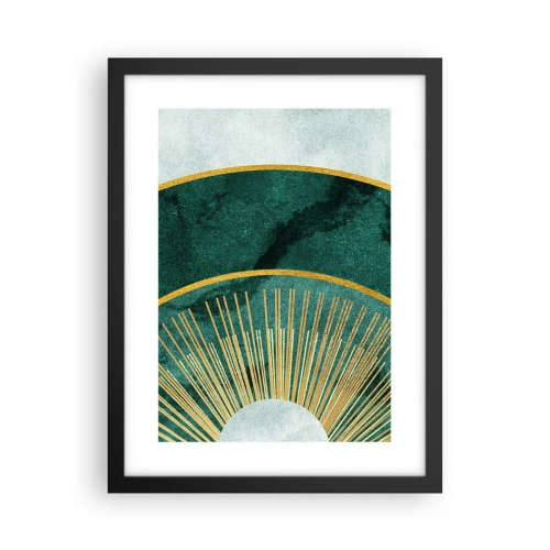 Póster en marco negro - Un sistema solar diferente - 30x40 cm