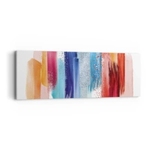 Cuadro sobre lienzo - Impresión de Imagen - Arriba y abajo - 90x30 cm