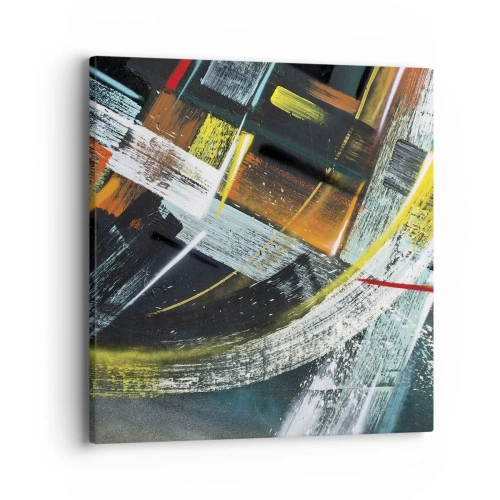 Cuadro sobre lienzo - Impresión de Imagen - La energía del movimiento - 40x40 cm