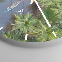 Esfera sin numeración, con rayas