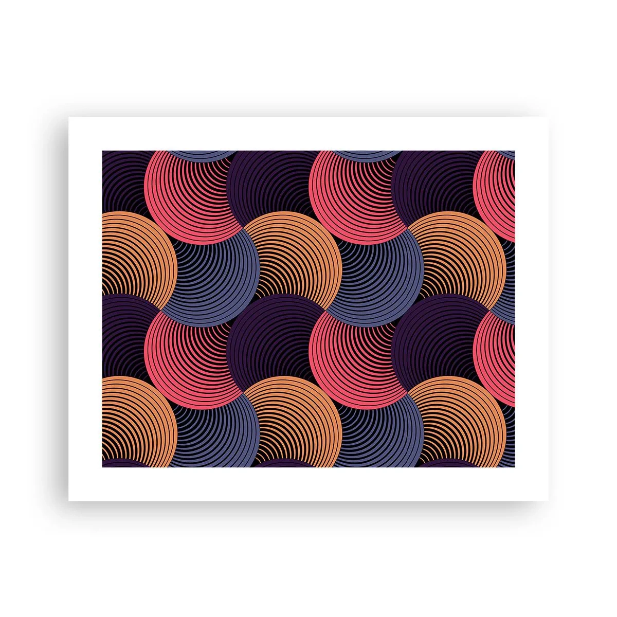 Póster - En un ritmo circular - 50x40 cm