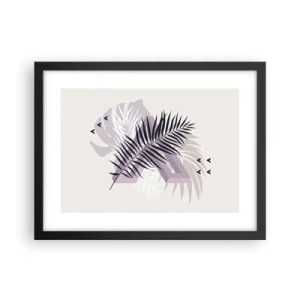 Póster en marco negro - La sombra de una sombra - 40x30 cm