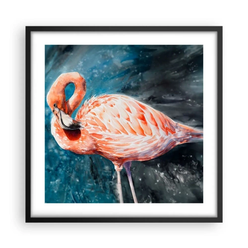Póster en marco negro - Decorativo por naturaleza - 50x50 cm