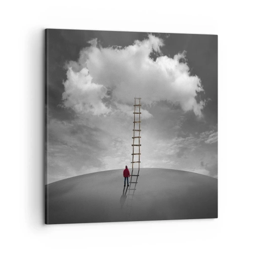 Cuadro sobre lienzo - Impresión de Imagen - Todo es posible - 60x60 cm
