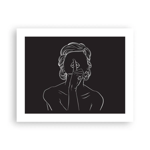 Póster - La belleza florece en silencio - 50x40 cm