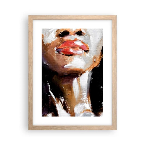 Póster en marco roble claro - Orgullo sin prejuicios - 30x40 cm