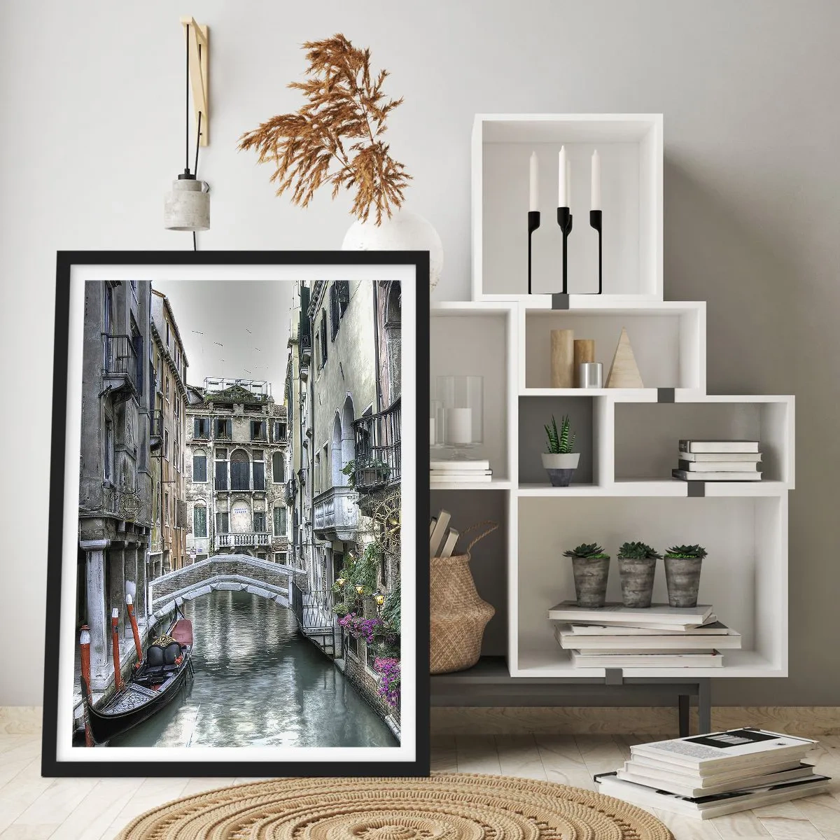 Póster en marco negro - Durante siglos, un sueño - 40x50 cm
