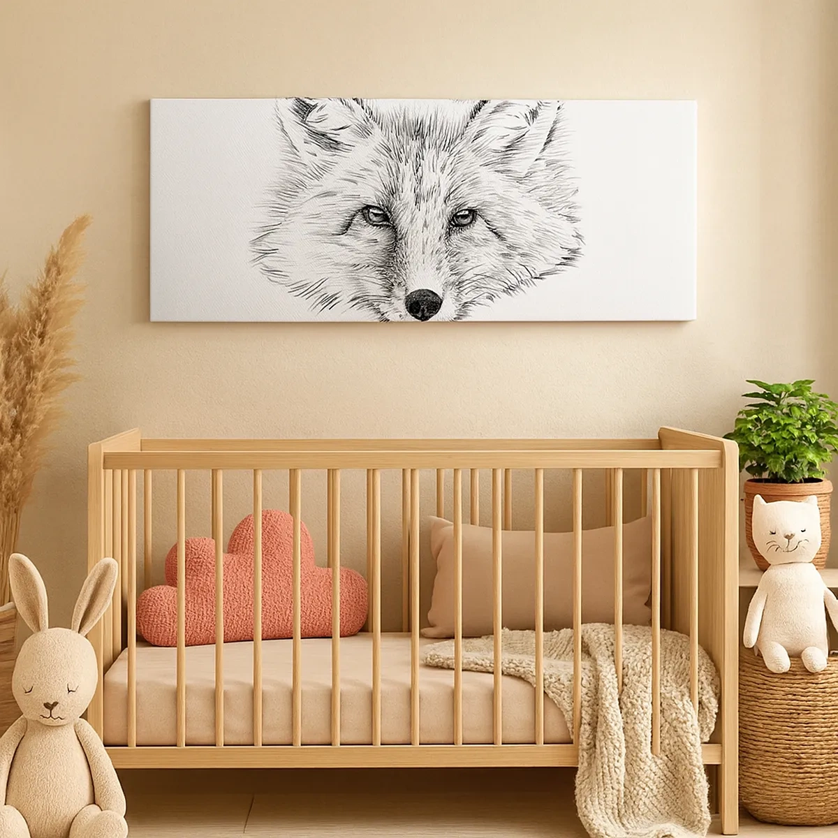 Cuadro sobre lienzo - Impresión de Imagen - ¿Pueden mentir estos ojos? - 30x30 cm