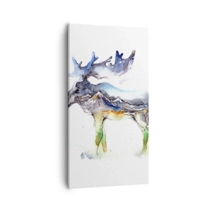 Cuadro sobre lienzo - Impresión de Imagen - El héroe de un cuento de invierno - 55x100 cm