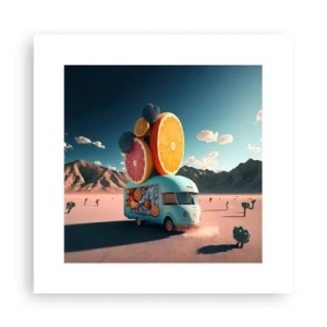 Póster - Un sabor a vacaciones - 30x30 cm