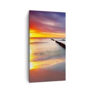 Cuadro sobre lienzo - Impresión de Imagen - Escuchar el silencio - 45x80 cm