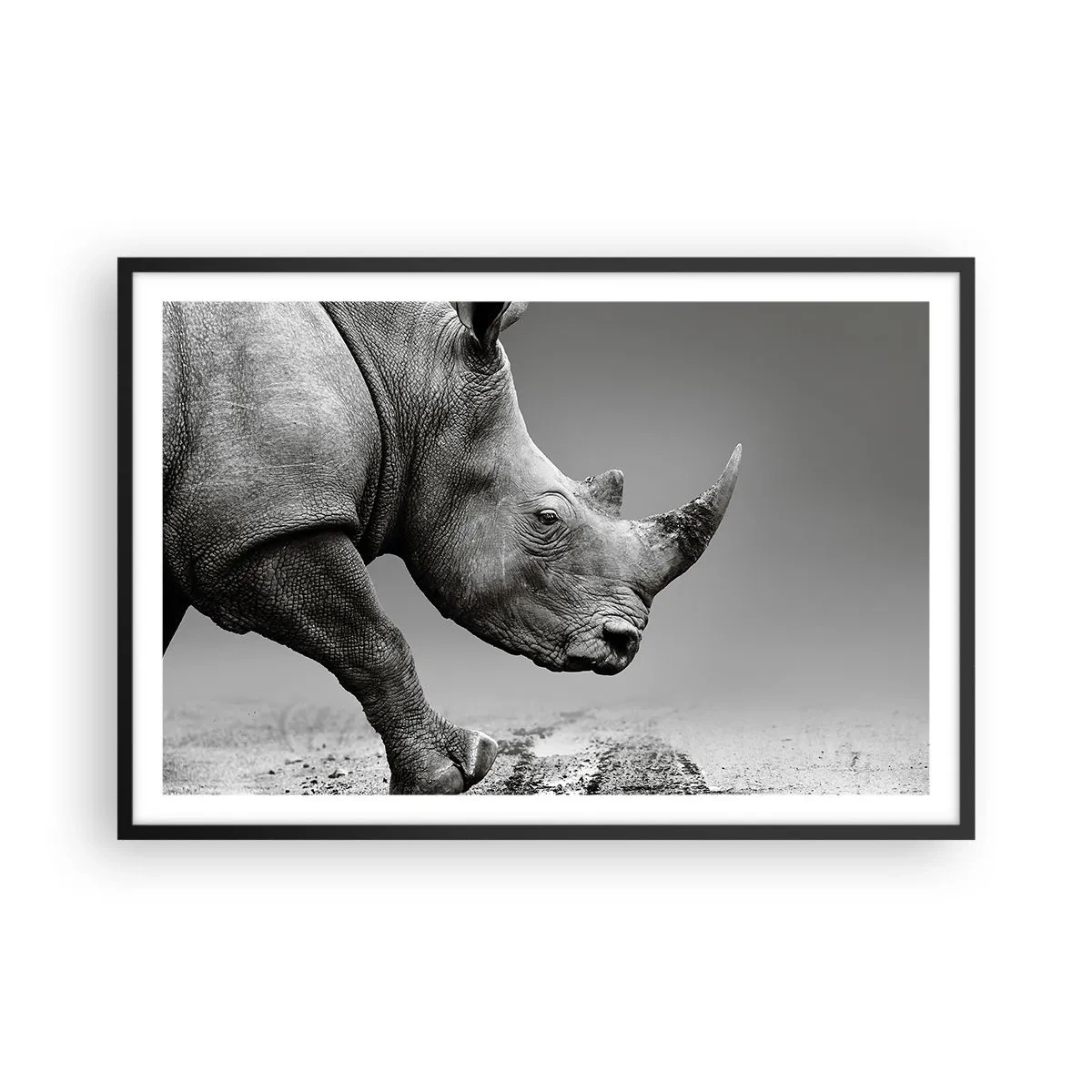 Póster en marco negro - Fuerza imparable - 91x61 cm