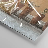 Esfera sin numeración, con rayas