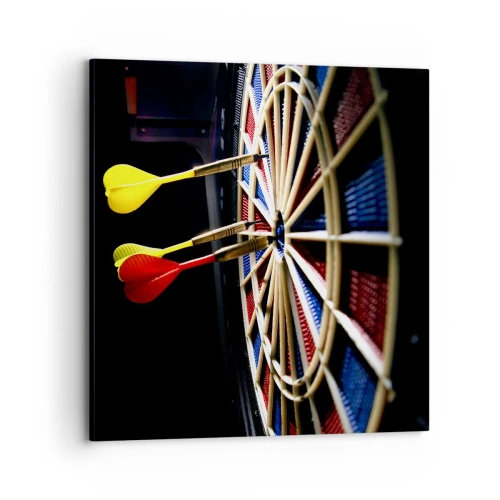 Cuadro sobre lienzo - Impresión de Imagen - En el blanco - 70x70 cm