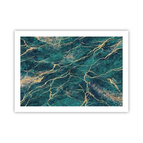 Póster - Riachuelos de oro - 70x50 cm