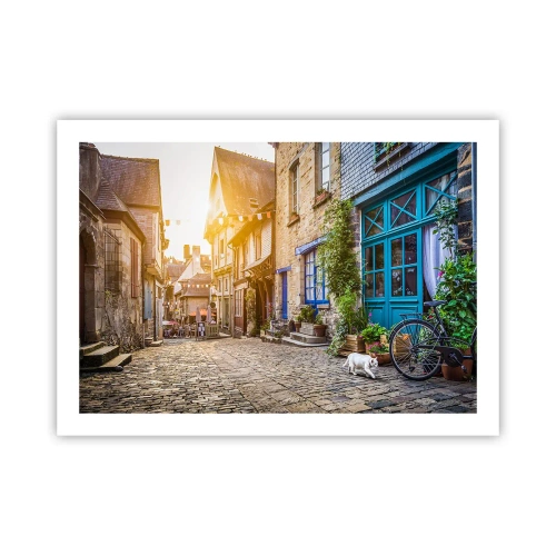 Póster - El fantasma blanco de la ciudad - 70x50 cm