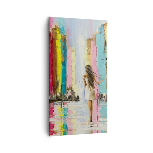 Cuadro sobre lienzo - Impresión de Imagen - Sígueme - 55x100 cm