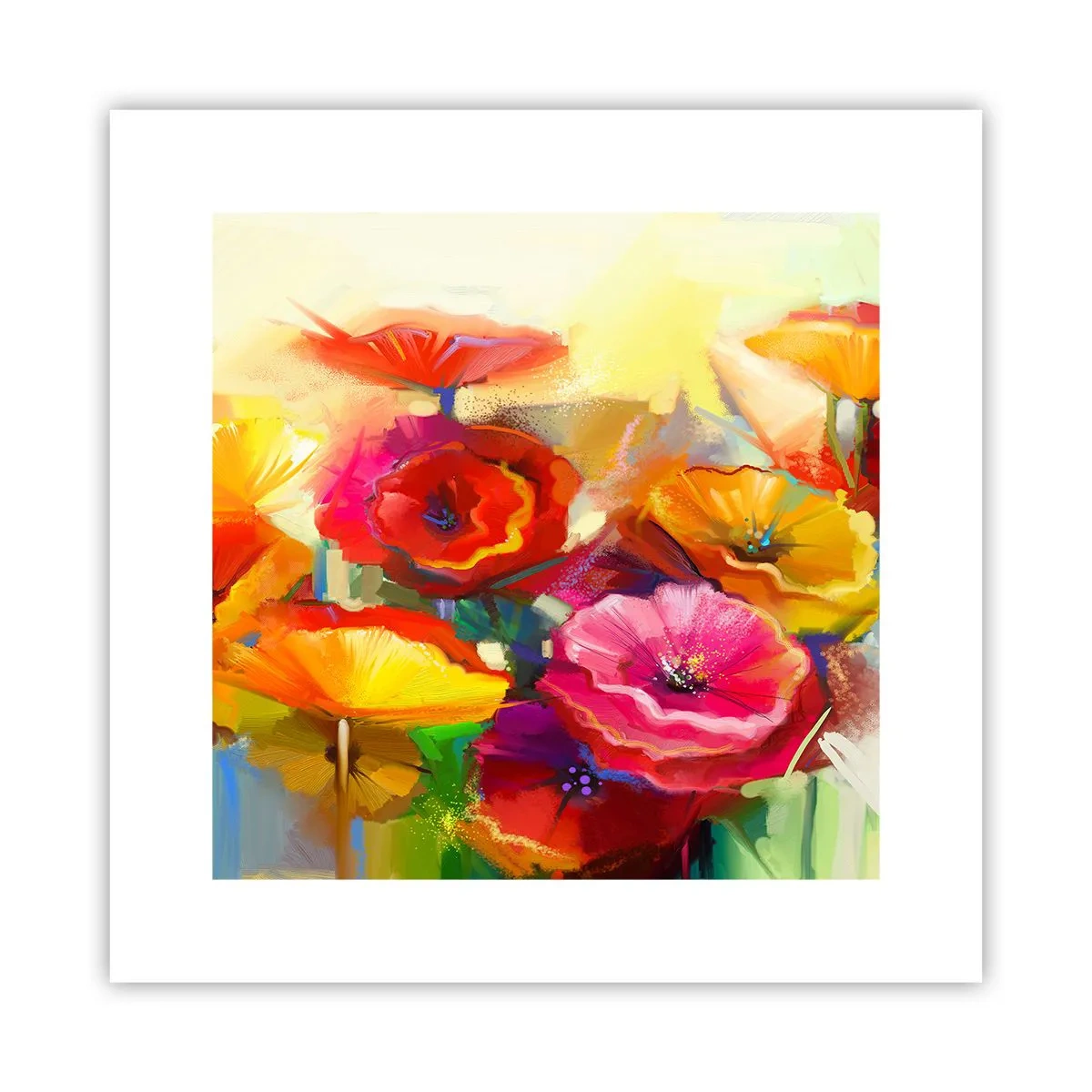 Póster - No solo rojo - 30x30 cm