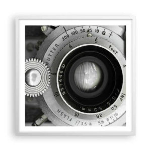 Póster en marco blanco - Una historia de Hollywood - 60x60 cm