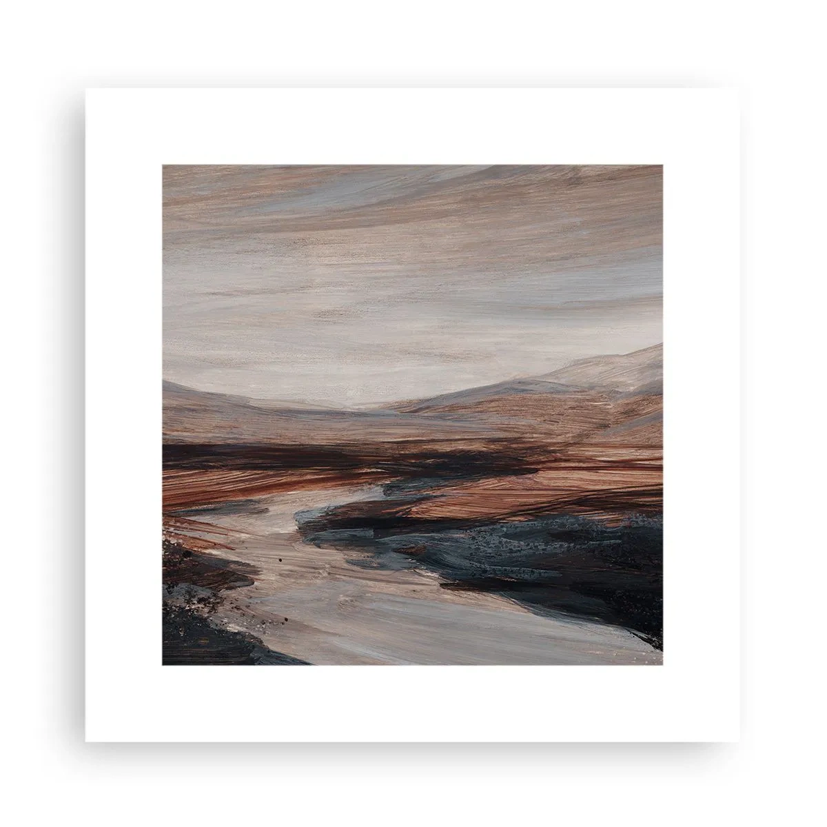 Póster - Valle apacible - 30x30 cm