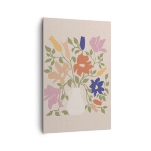 Cuadro sobre lienzo - Impresión de Imagen - Ramo delicado - 80x120 cm