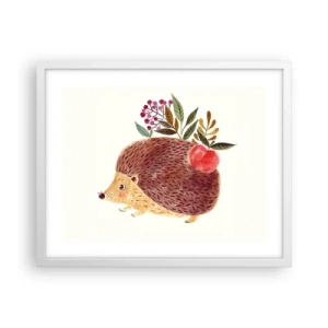 Póster en marco blanco - Y ya te gusto - 50x40 cm