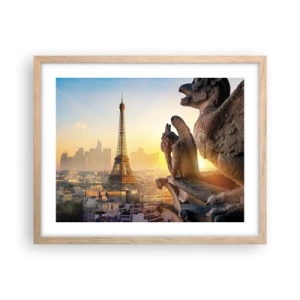 Póster en marco roble claro - Ha cambiado tanto la ciudad... - 50x40 cm