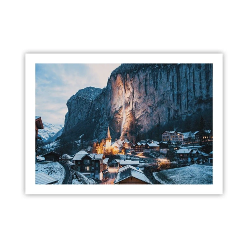 Póster - El espíritu luminoso del invierno - 70x50 cm