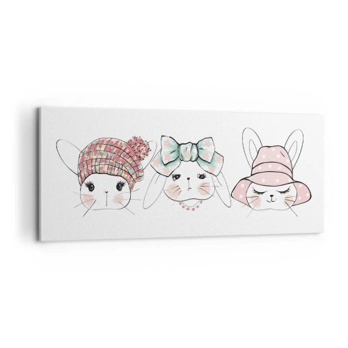 Cuadro sobre lienzo - Impresión de Imagen - Reflexión, tristeza, alegría - 100x40 cm