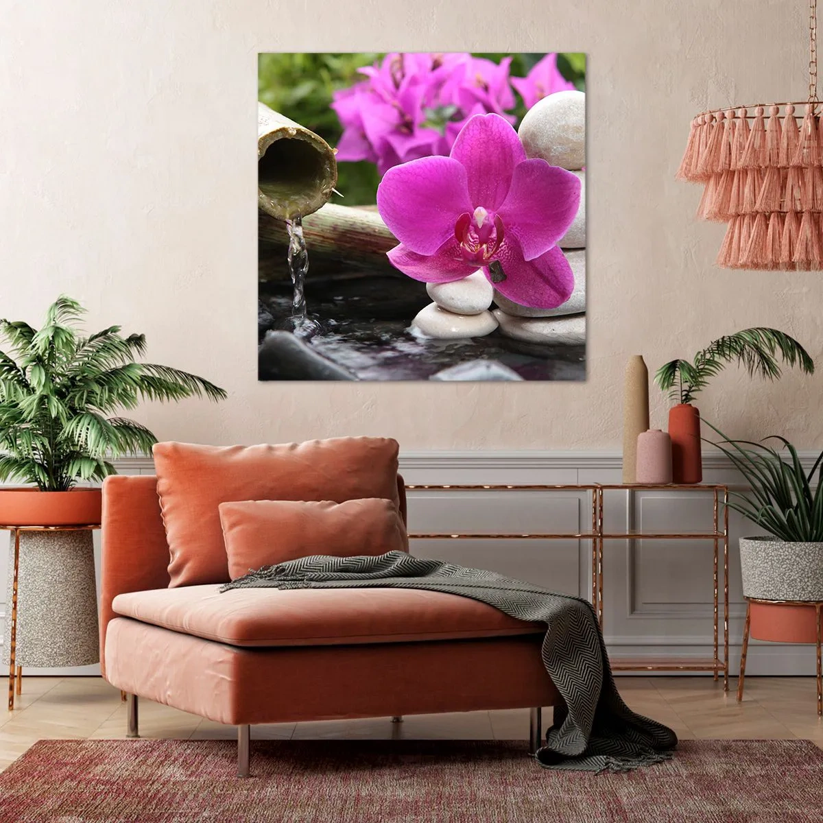 Cuadro sobre lienzo - Impresión de Imagen - Ya estás descansando - 30x30 cm