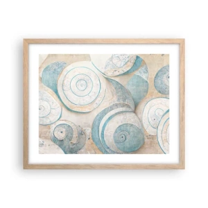 Póster en marco roble claro - ¿Qué esconden en su interior? - 50x40 cm