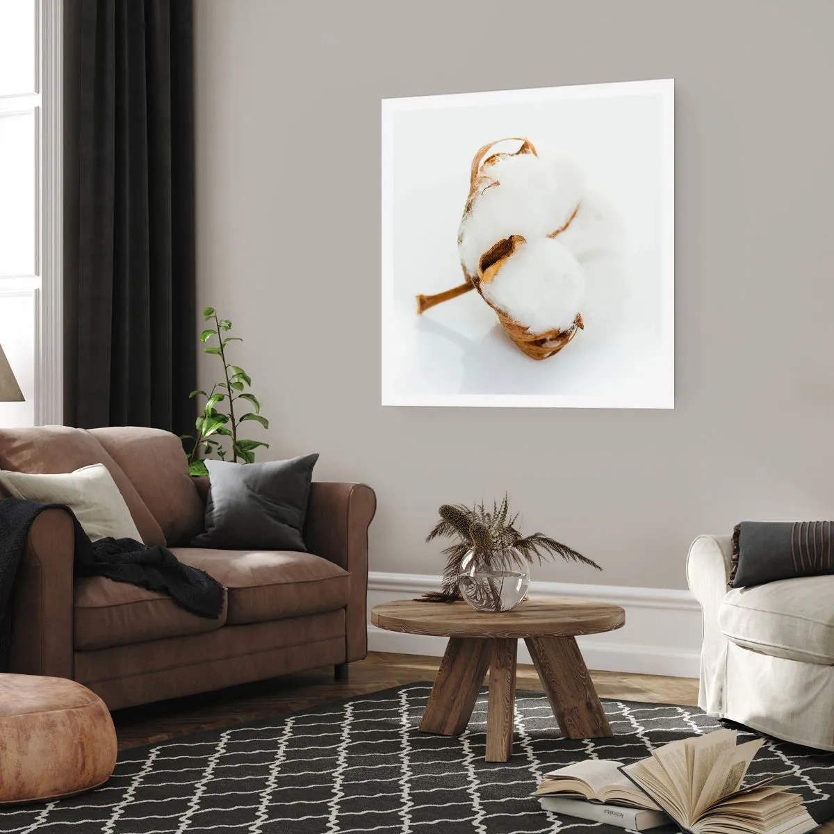 Póster - Suave por naturaleza - 30x30 cm