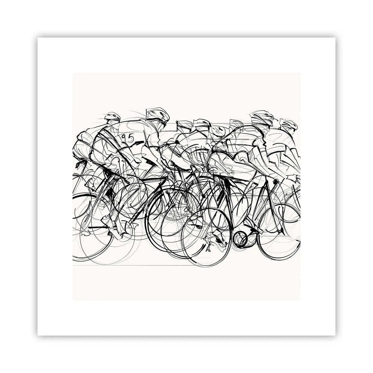 Póster - Juntos como un equipo - 30x30 cm