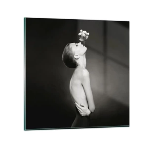 Cuadro sobre vidrio - Impresiones sobre Vidrio - Elegancia excéntrica - 40x40 cm