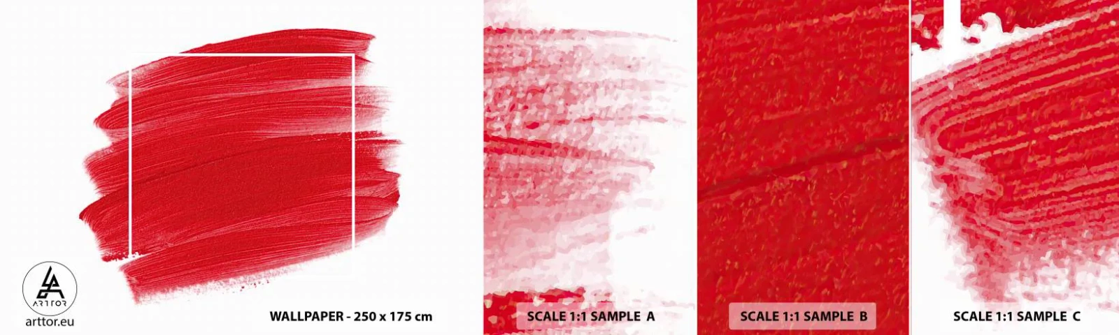 Muestra De Fotomural Standard Eco - Fuera del marco - Abstracción, Pedazo, Minimalismo - 100x30 cm