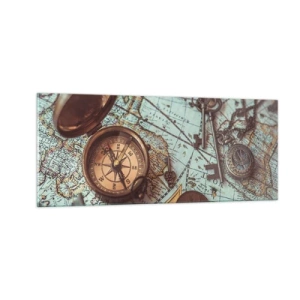 Cuadro sobre vidrio - Impresiones sobre Vidrio - Para el aventurero - 100x40 cm