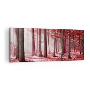 Cuadro sobre lienzo - Impresión de Imagen - Rojo como el que más - 100x40 cm