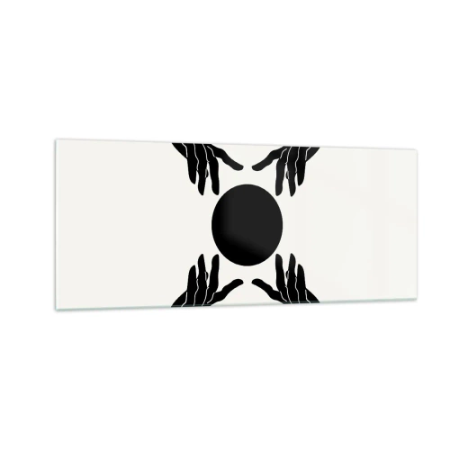 Cuadro sobre vidrio - Impresiones sobre Vidrio - Una señal secreta - 100x40 cm